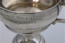 1933 Brookdale Golf Club President's Prize Trophy Won By H. Saul 