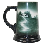 Pre-1906 Lenox Green Painted Golf Scene Stein/Mug