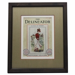 1900 The Delineator Magazine Golf Theme Cover - Framed