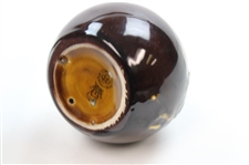 Royal Doulton Kingsware Match Holder with Sterling Silver Top Striker