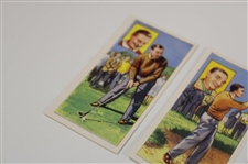 Ben Hogan, Henry Cotton & Peter Thomson 1959 Top Flight Stars Cards - No. 3, No. 15 & No. 16