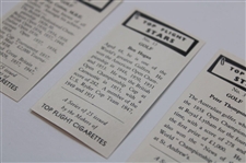 Ben Hogan, Henry Cotton & Peter Thomson 1959 Top Flight Stars Cards - No. 3, No. 15 & No. 16
