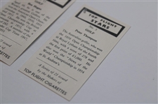 Ben Hogan, Henry Cotton & Peter Thomson 1959 Top Flight Stars Cards - No. 3, No. 15 & No. 16