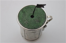 1920's Art Deco Silverplate Golf Bag Cigarette Holder - Derby S.P. Co. International S. Co.