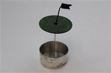 1920's Art Deco Silverplate Golf Bag Cigarette Holder - Derby S.P. Co. International S. Co.