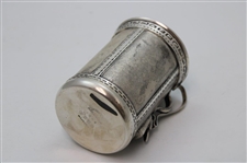 1920's Art Deco Silverplate Golf Bag Cigarette Holder - Derby S.P. Co. International S. Co.