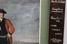 Red Coat Golfer w/Club Maker Stampings On RMS Queen Mary
