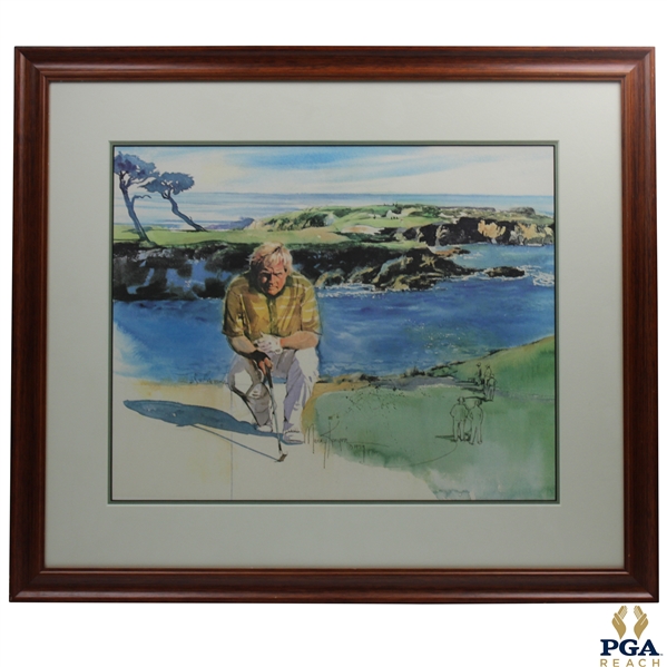 Jack Nicklaus 1979 Mary Kenyon Print - Framed