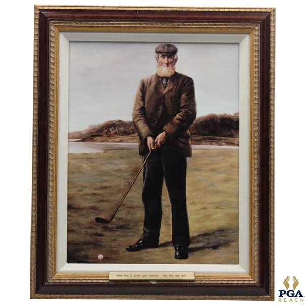 Willie Park Sr. British Open Champion - 1860,1863,1866,1875 Giclee Print on Board