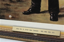 Willie Park Sr. British Open Champion - 1860,1863,1866,1875 Giclee Print on Board