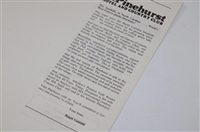 Gene Whittle Discussing Clubs For The World Golf Hall of Fame Letter