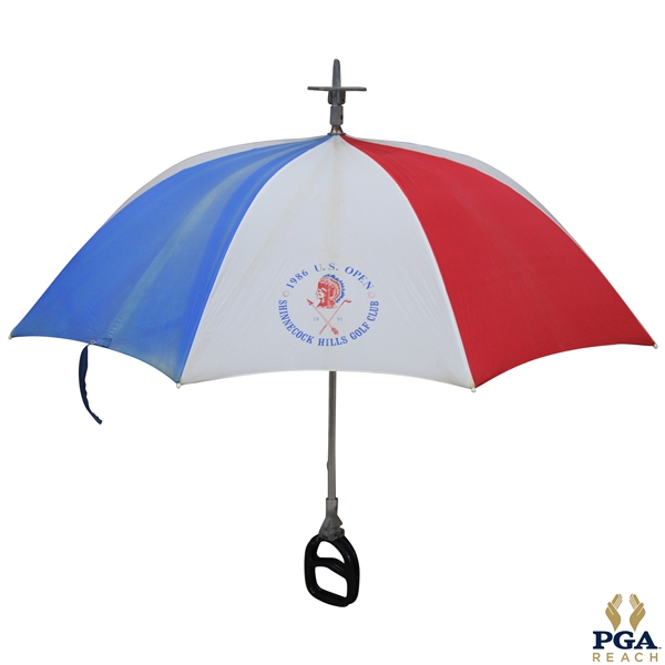 1986 US Open at Shinnecock Hills Golf Club Red, White & Blue Umbrella