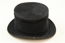 Vintage Glasgow Carswell The Hatter City Black Top Hat