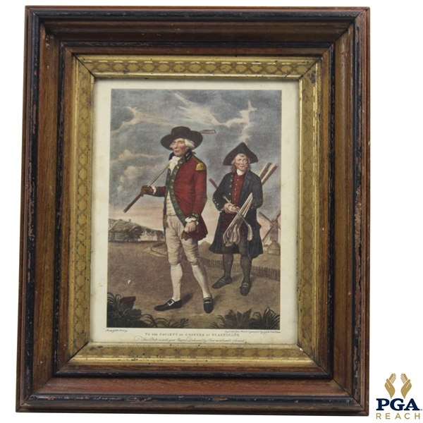 To The Society of Coffers at Blackheath Print - Framed
