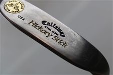Lot of Five Hickory & Steel Shaft Putters