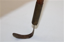Vintage Hook Club w/Wooden Handle 