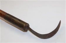 Vintage Hook Club w/Wooden Handle 