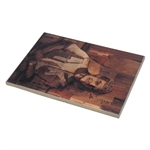 Marquetry Portrait of Ben Crenshaw Ceramic Tile by Tony Jacklin - WGHoF Collection