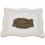 St. Andrews Clubhouse Porcelain Wall Dish By Artist Bill Waugh