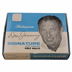 Shakespeare Don January Signature Cut Proof Golf Ball Box W/Balls