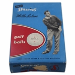 Spalding Walter Burkemo Golf Ball Box W/Balls