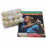 Johnny Miller Signed June 25, 1973 Sports Illustrated Magazine & Dozen Johnny Miller Signature Golf Balls JSA ALOA