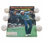 Hale Irwin Signed June 1974 Sports Illustrated w/Six (6) Hale Irwin Signature Golf Ball JSA ALOA