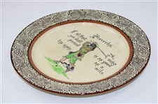 Royal Doulton Proverbs If at First You'd Don't Succeed Try Again. Ceramic Plate