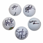 Rodgers, Kaufman, Svensson Mouw & Thorbjornsen Signed Golf Balls JSA ALOA