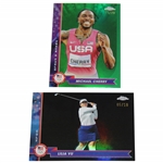 Lilia Vu & Michael Cherry 2024 Olympic Topps Chrome Numbered Cards