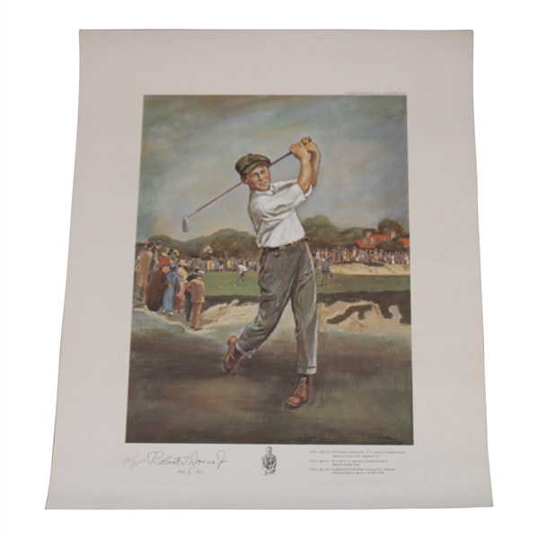 Bobby Jones Career Accomplishments LTD ED Print #465/1000 By Artist E.B.M. 
