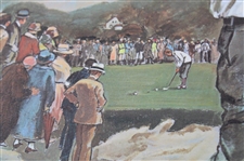 Bobby Jones Career Accomplishments LTD ED Print #465/1000 By Artist E.B.M. 