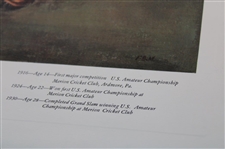 Bobby Jones Career Accomplishments LTD ED Print #465/1000 By Artist E.B.M. 