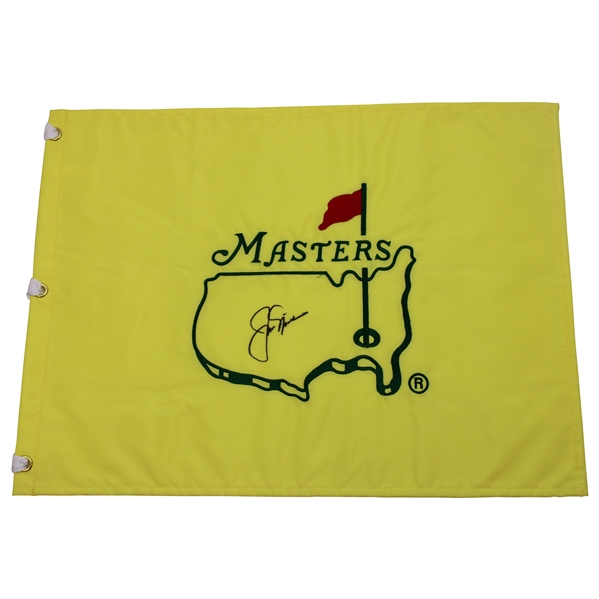 Jack Nicklaus Signed Undated Masters Tournament Embroidered Flag JSA ALOA