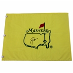 Jack Nicklaus Signed Undated Masters Tournament Embroidered Flag JSA ALOA