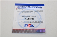 Hideki Matsuyama Signed 2021 Masters Tournament Embroidered Flag PSA #AL44893