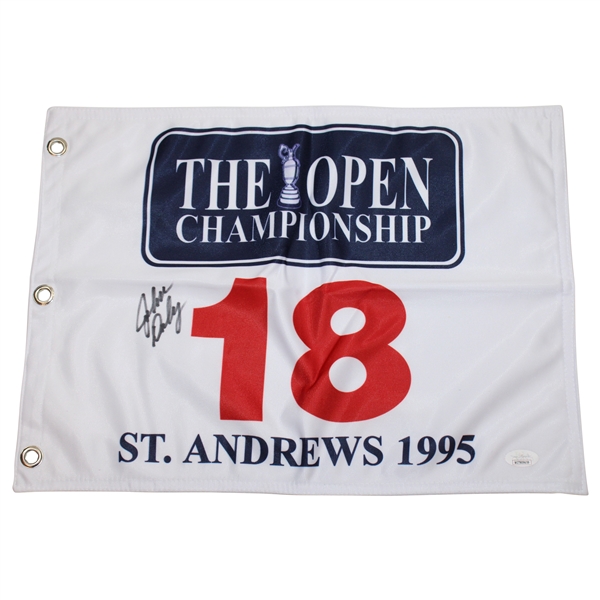 John Daly Signed 1995 Open Championship At St. Andrews Flag JSA #Wit909659