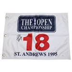 John Daly Signed 1995 Open Championship At St. Andrews Flag JSA #Wit909659