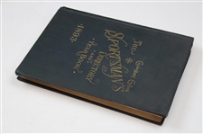 1893 'The Sportsman's Directory And Yearbook' Columbian Edition Book - Navy
