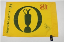 Brian Harman Signed 2023 Open Championship at Royal Liverpool Yellow Flag JSA ALOA
