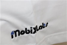 John Daly Signed Personal Straight Down White Performance 3XL Shirt w/Sponsors JSA ALOA