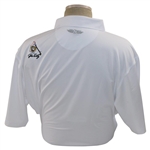 John Daly Signed Personal Straight Down White Performance 3XL Shirt w/Sponsors JSA ALOA