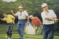 Ray Floyd's Ltd Ed 'The Major Championships' Alan Zuniga Golf Print #685/850