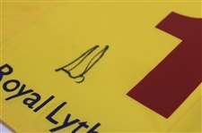 Ernie Els Signed 2012 Open Championship At Royal Lytham & St. Annes Flag JSA ALOA