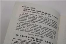 Sandy Lyle Signed 1988 Masters Tournament Spectator Guide JSA ALOA