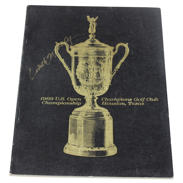 Orville Moody Signed 1969 US Open at Champions Golf Club Program JSA ALOA