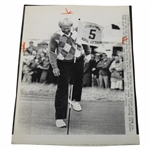 Jack Nicklaus 1979 British Open At Royal Lytham & St Annes 8X10 Wire Photo 