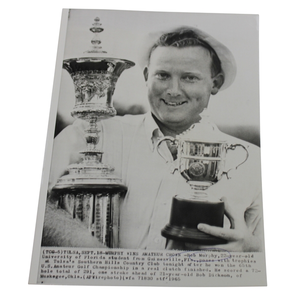 1965 US Amateur Championship At Southern Hills 7X9 Wire Photo