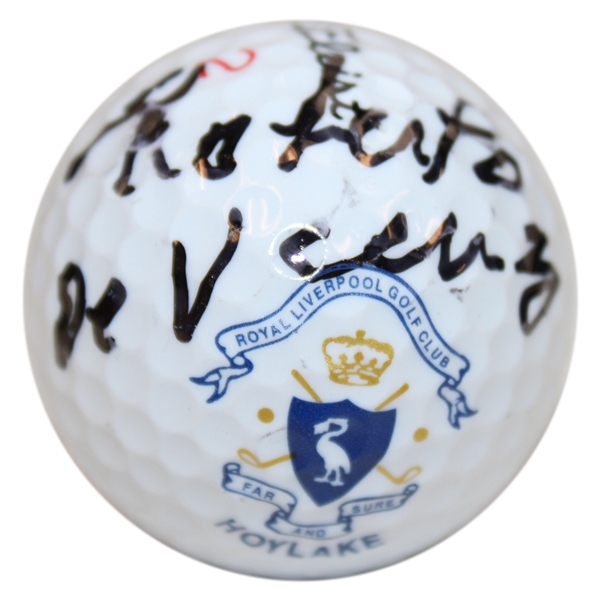 Roberto Di Vicenzo Signed Titleist Hoylake Royal Liverpool GC Logo Golf Ball JSA ALOA