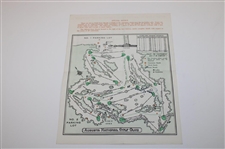Jack Nicklaus Signed 1965 Masters Tournament Friday Pairing Sheet JSA ALOA
